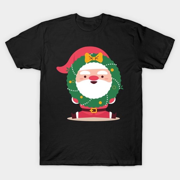 Funny Santa Claus T-Shirt by benayache